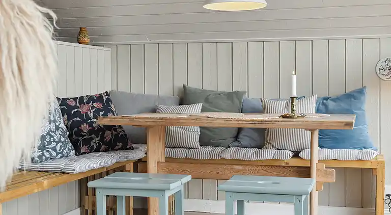 Sommerhausidylle in der ersten Dünenreihe