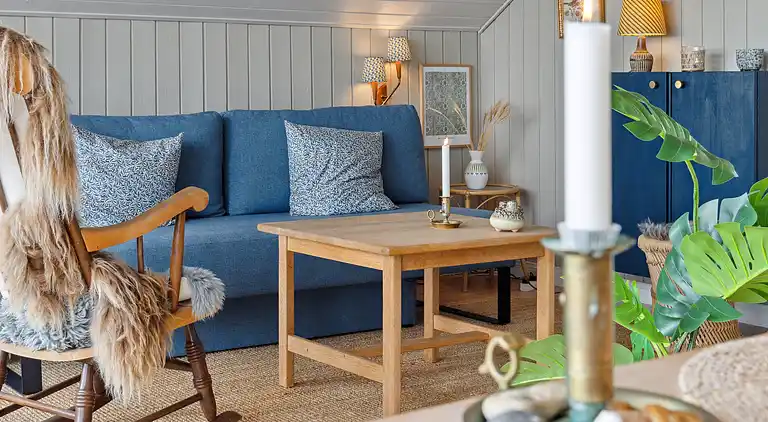 Sommerhausidylle in der ersten Dünenreihe