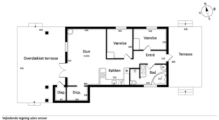 Lovely summer house with SPA, close to the beach.