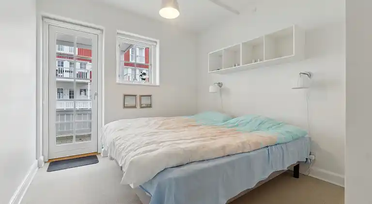 Schönes Ferienhaus mit Blick auf den Hafen