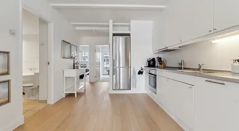 Schönes Ferienhaus mit Blick auf den Hafen