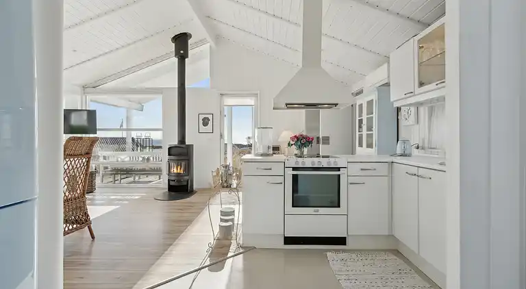 Schönes Ferienhaus mit Meerblick