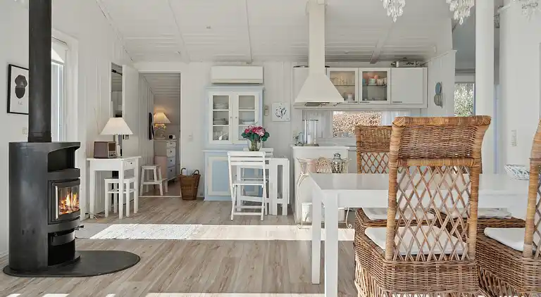 Schönes Ferienhaus mit Meerblick