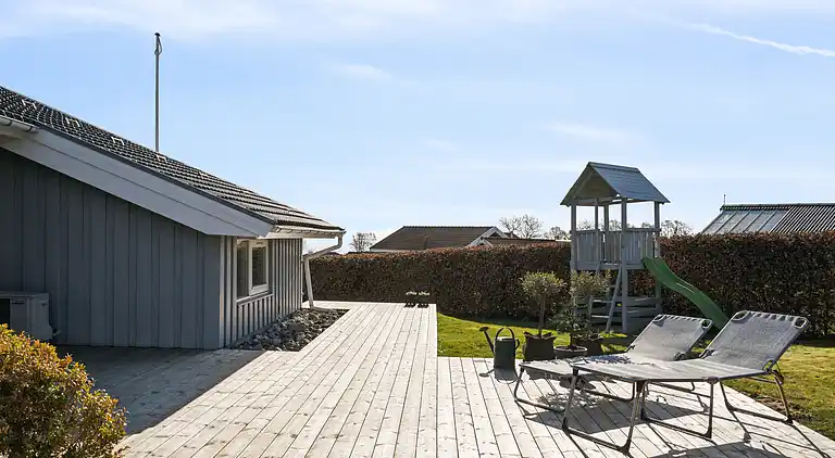 Schönes Ferienhaus mit Meerblick