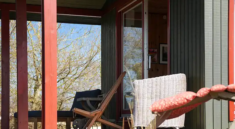 Hyggeligt sommerhus med dejlig udsigt.