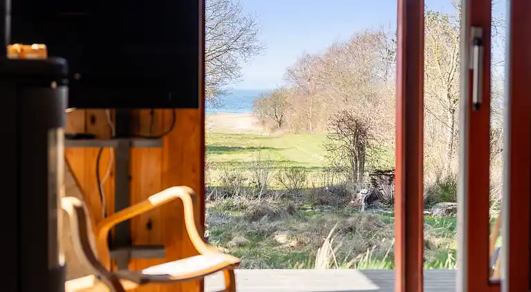 Hyggeligt sommerhus med dejlig udsigt.