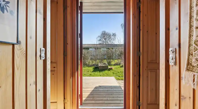 Hyggeligt sommerhus med dejlig udsigt.