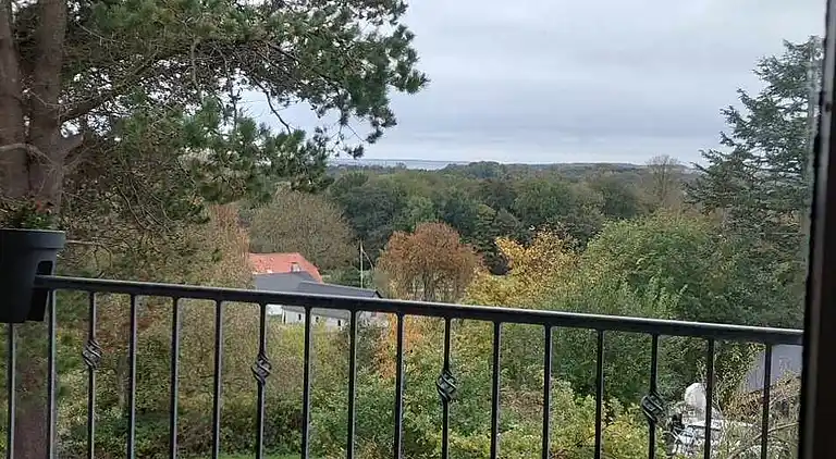Ferienhaus mit Meerblick im Wald