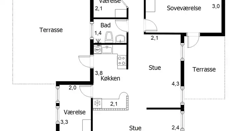 Gemütliches Haus nahe Strand und Aktivität