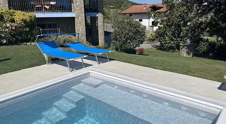 La Casa Blu Wohnung in Villa mit exklusiver Nutzung des