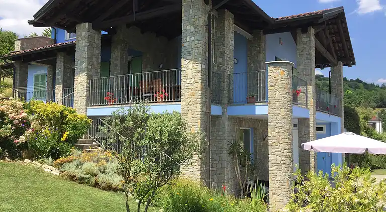 La Casa Blu Wohnung in Villa mit exklusiver Nutzung des