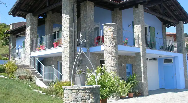 La Casa Blu Wohnung in Villa mit exklusiver Nutzung des