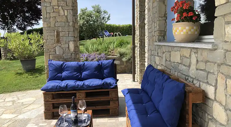 La Casa Blu Wohnung in Villa mit exklusiver Nutzung des