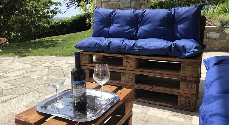 La Casa Blu Wohnung in Villa mit exklusiver Nutzung des