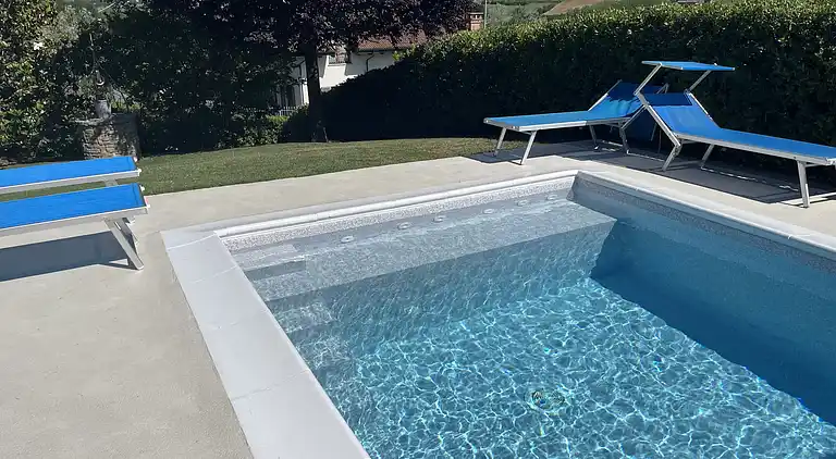 La Casa Blu Wohnung in Villa mit exklusiver Nutzung des