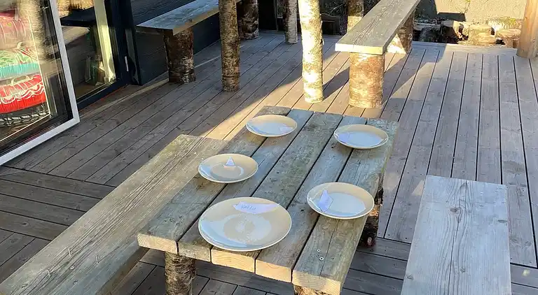 Stort sommerhus i svensk nationalpark