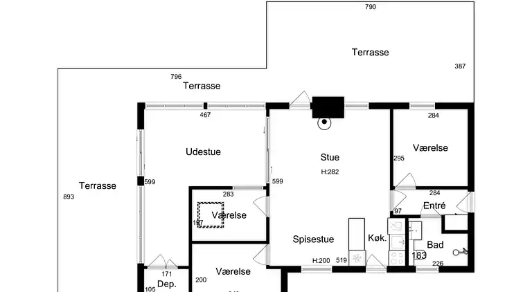 Hyggeligt sommerhus i Nordjylland