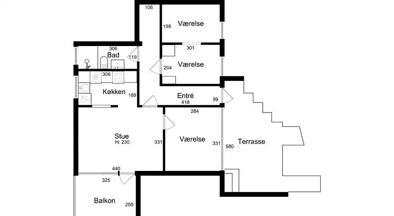 Dejligt sommerhus i Allinge-Sandvig