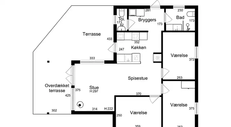 8 peroner feriebolig tæt på børnevenlig  strand 