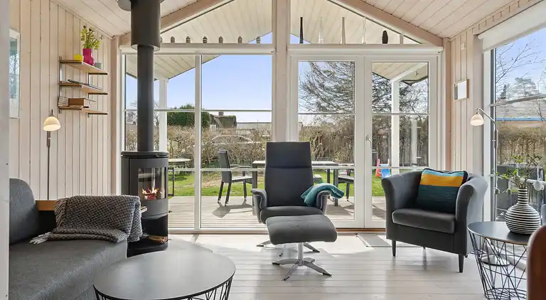 8 peroner feriebolig tæt på børnevenlig  strand 