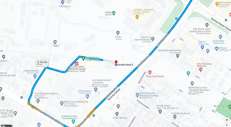 Eigentumswohnung im 19. Stock in Cevahir mit Pool und