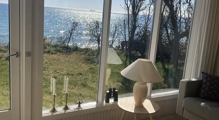 Feriehus ved vandkanten i Rødvig på Stevns