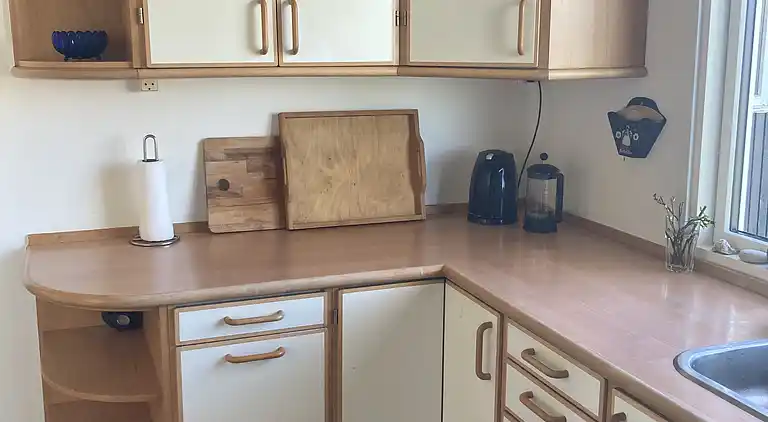 Feriehus ved vandkanten i Rødvig på Stevns