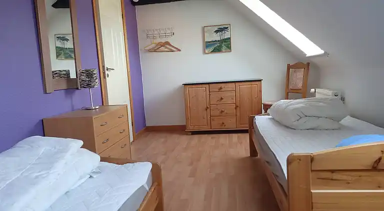 Große Ferienwohnung mit Meerblick in Strandnähe