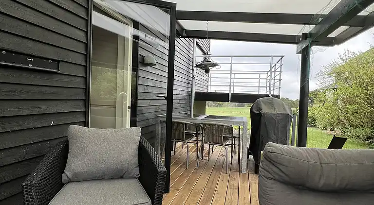 Flot udsigtshus ved enestående natur og golf