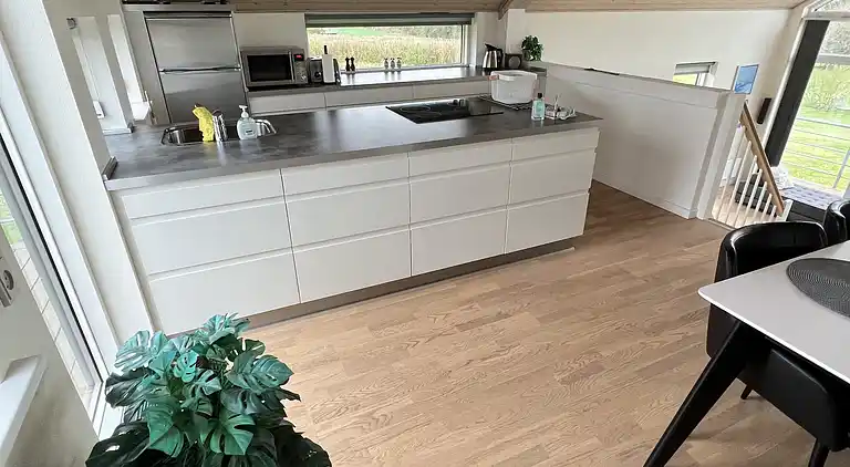 Flot udsigtshus ved enestående natur og golf