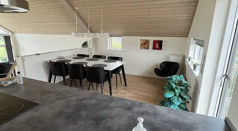 Flot udsigtshus ved enestående natur og golf