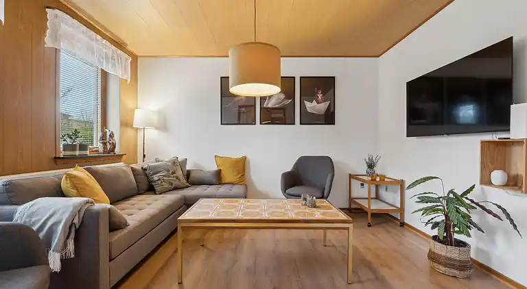 Rummeligt feriehus tæt på badestrand