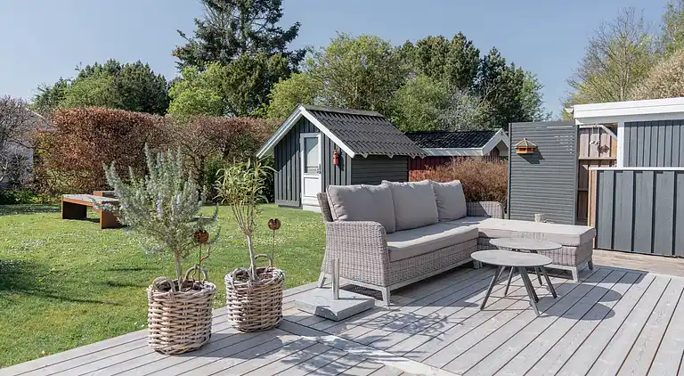 Hyggeligt sommerhus i naturrige omgivelser