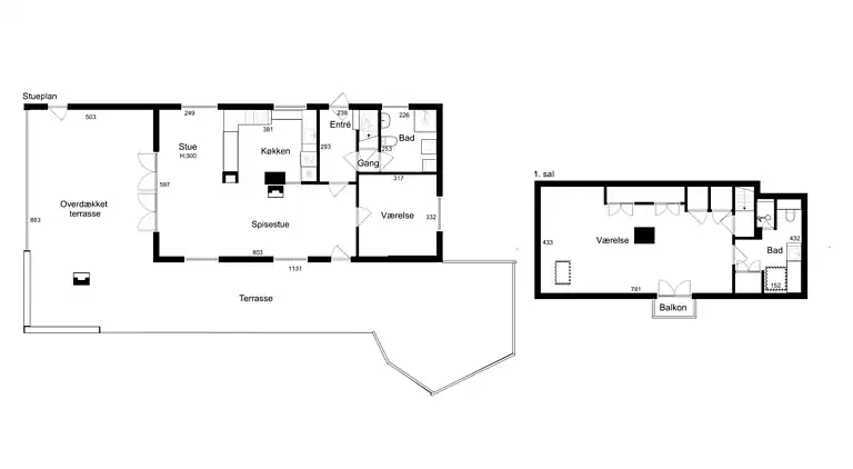 Charmerende lokalt hus med 5000m2 have og skov