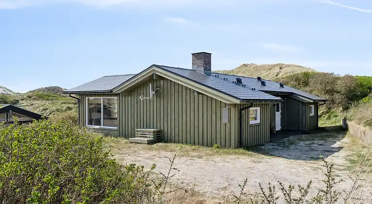 Førsteparket til Vesterhavet i moderne sommerhus