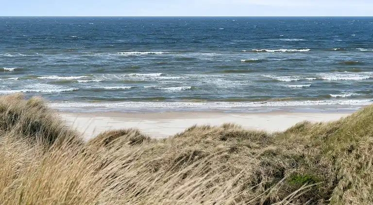 Førsteparket til Vesterhavet i moderne sommerhus