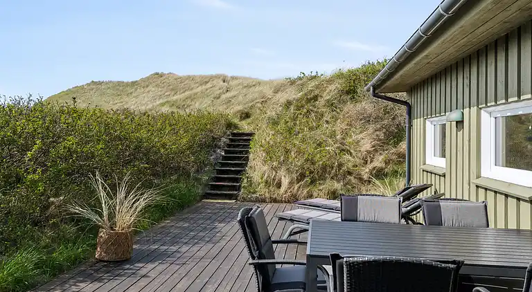 Førsteparket til Vesterhavet i moderne sommerhus