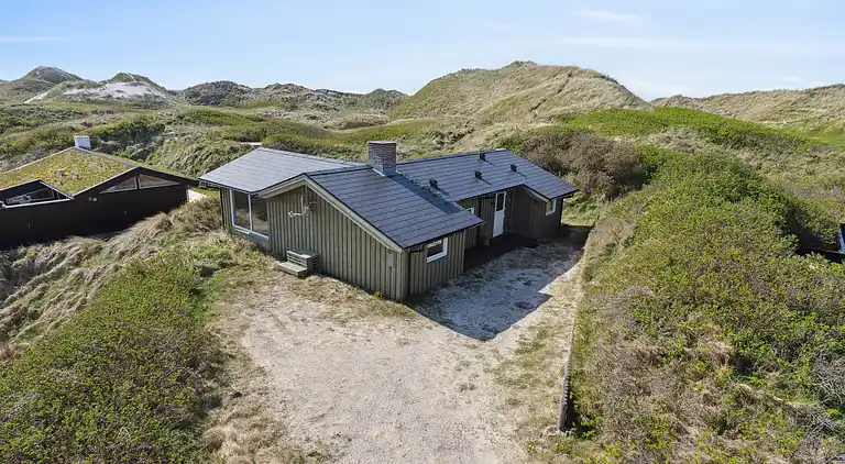 Førsteparket til Vesterhavet i moderne sommerhus