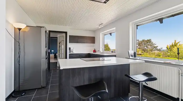 Stor feriebolig med havudsigt i Tejn