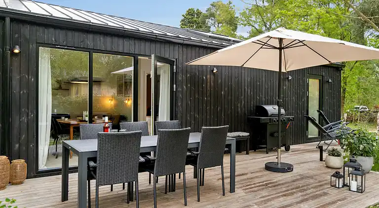 Neues Haus bei Asserbo Plantage und Arresø