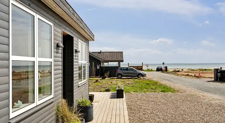 Helles Ferienhaus mit Meerblick