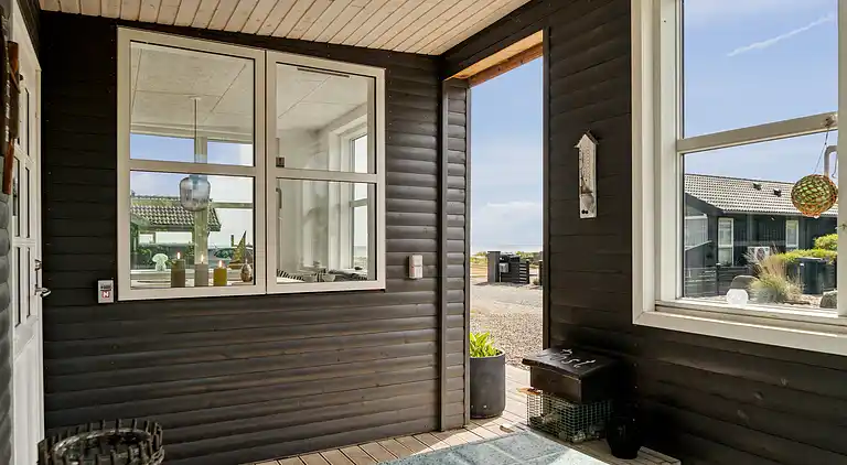 Helles Ferienhaus mit Meerblick