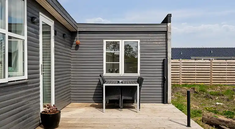 Helles Ferienhaus mit Meerblick