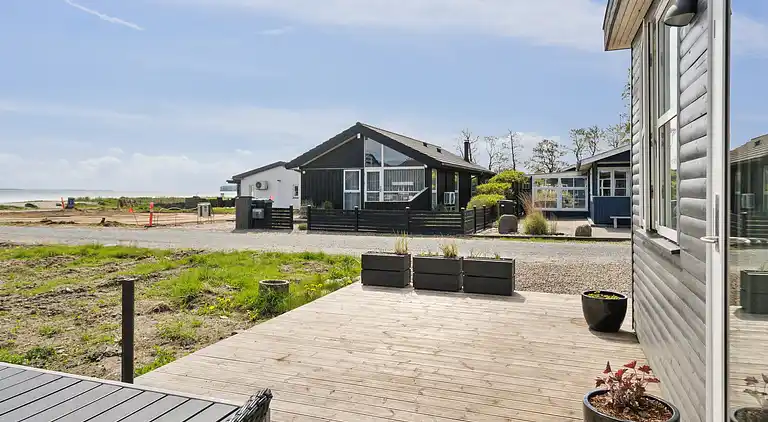 Helles Ferienhaus mit Meerblick