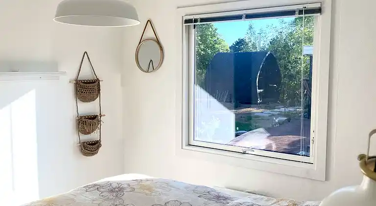 Strandnahes Refugium mit Garten und Sauna