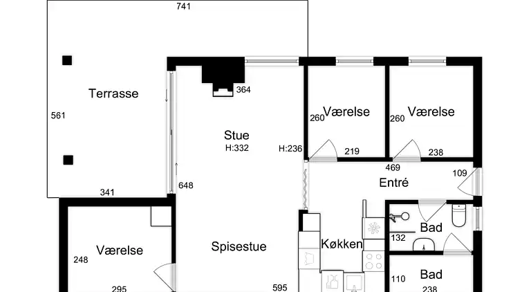 Charmantes Backsteinhaus mit Sauna und Fjordblick