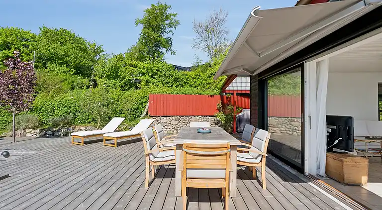 Schönes Strandhaus mit Panoramablick