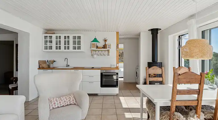 Schönes Strandhaus mit Panoramablick