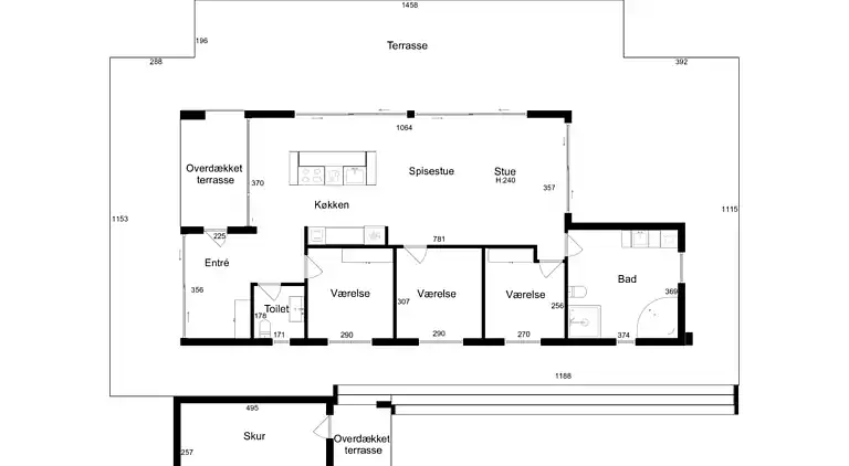 Moderne sommerhus på vakre Langeland