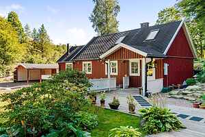 Svensk idylle ved elv og skog!